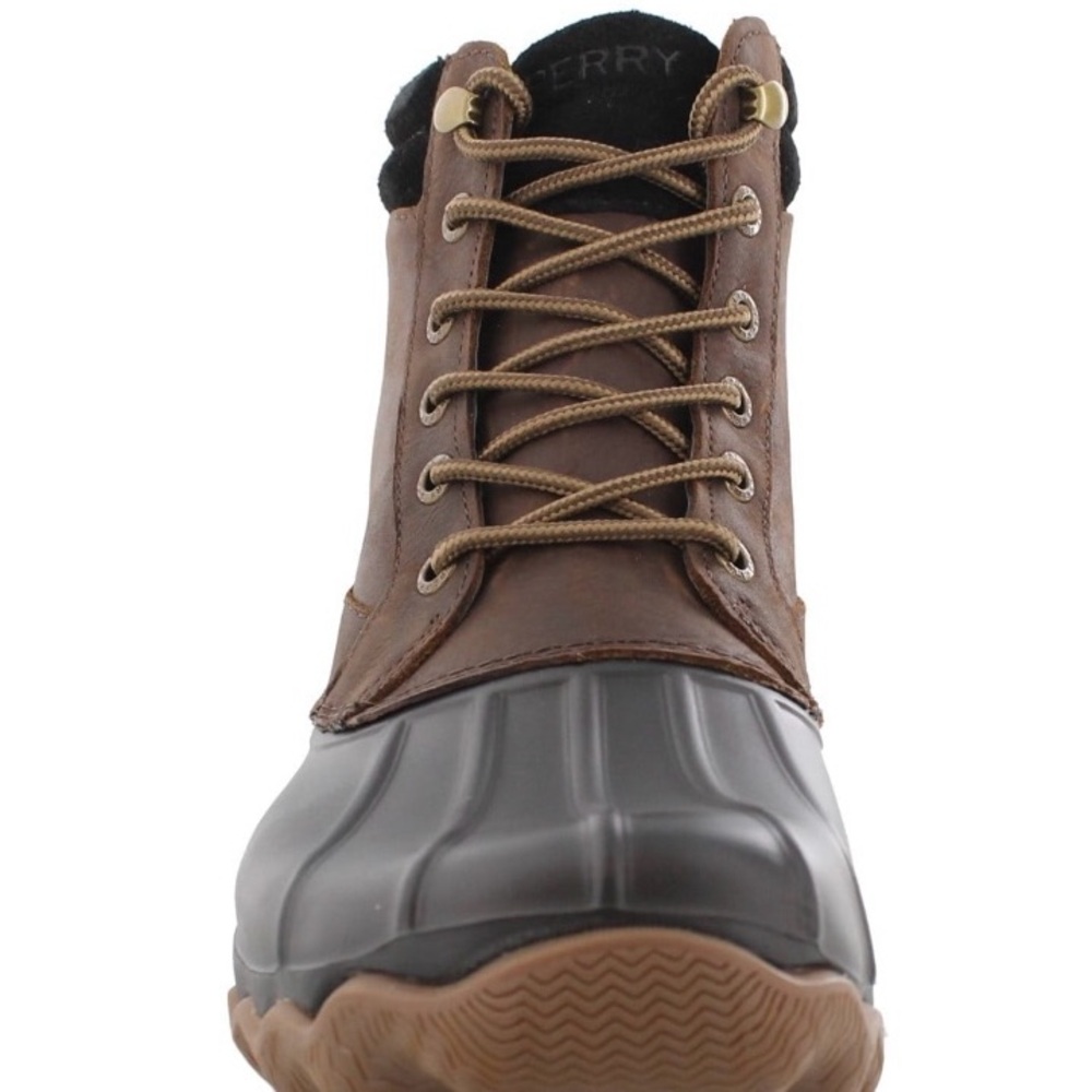 Sperry Men's Brown and Black Rain Boots